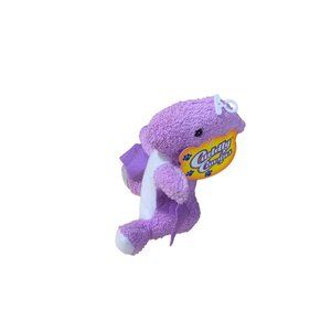 New Cuddly Cousins Purple Teradactyl 6.5 in Tall Plush Stuffed Aimal Toy Dinosau